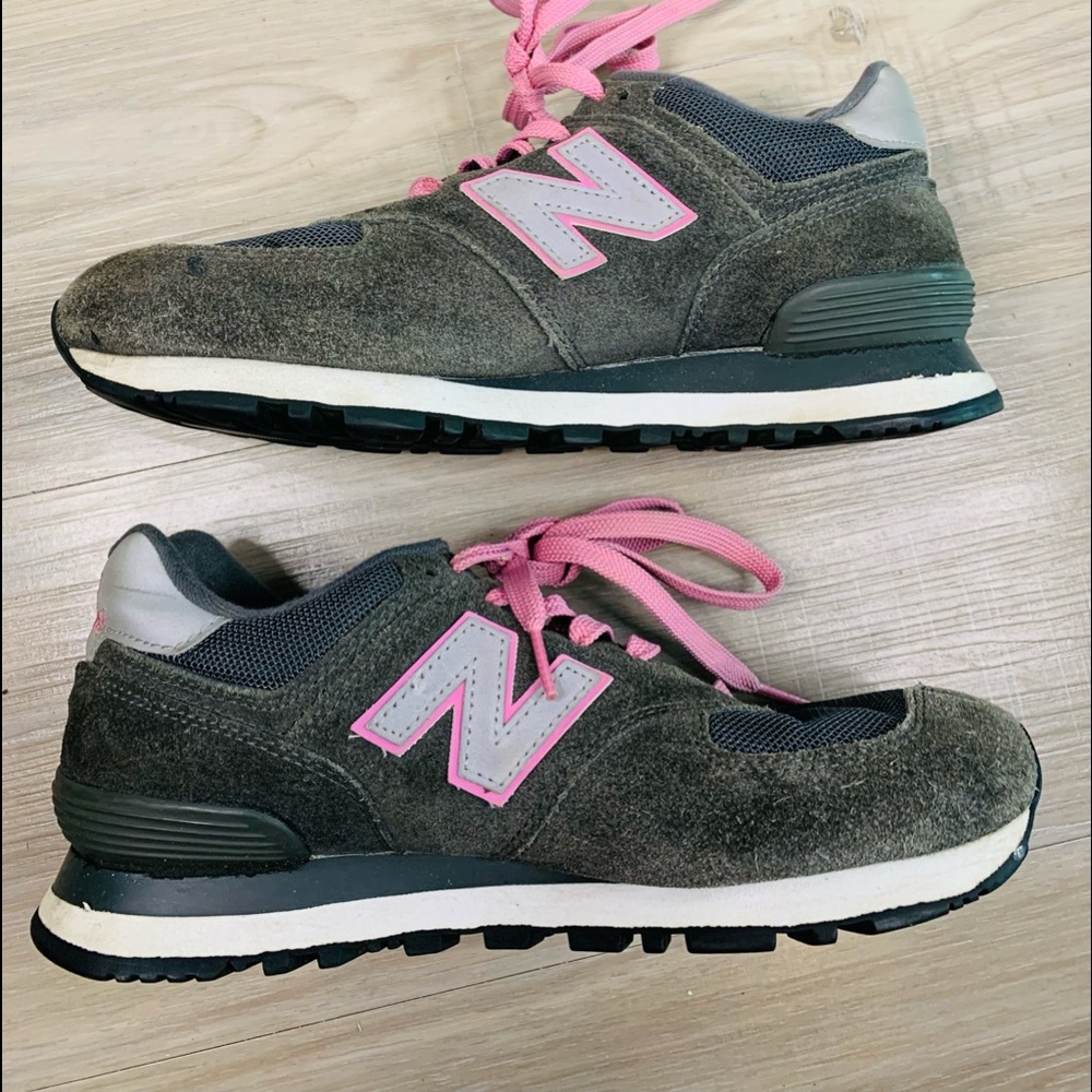 New Balance Womens Athletic Shoes 574 W574MPS Grey